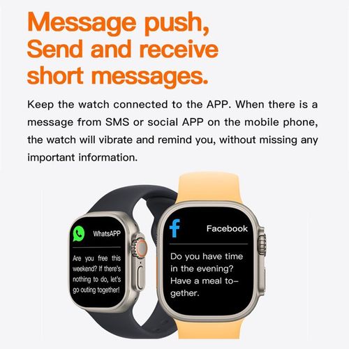 2.1" HD Smartwatch BT Call Fitness Tracker Health Monitor preview 4